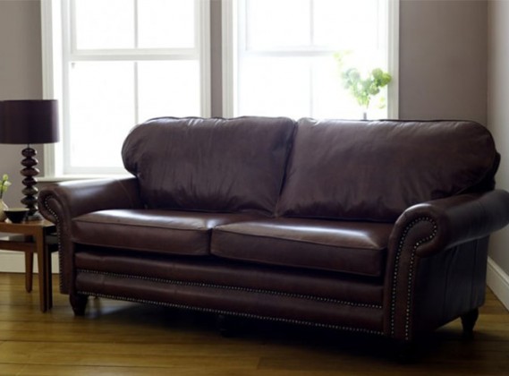 Canterbury Leather Sofabed