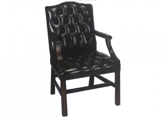 Gainsborough Carver Leather Armchair