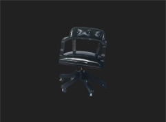 Court Leather swivel chair