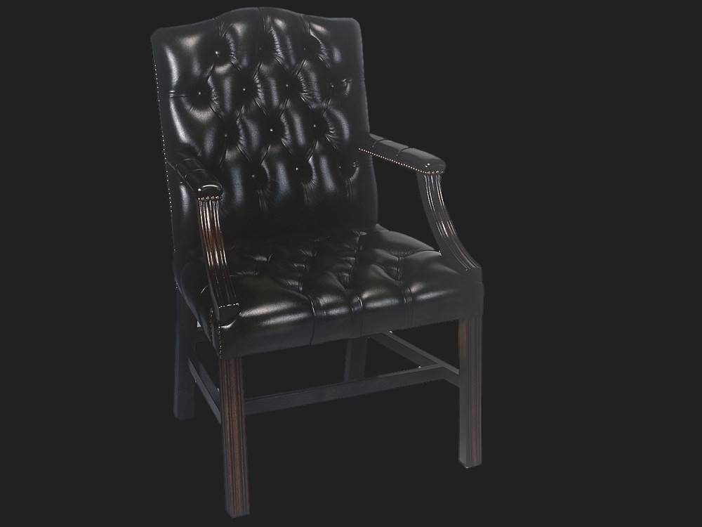 Gainsborough Carver Leather Armchair