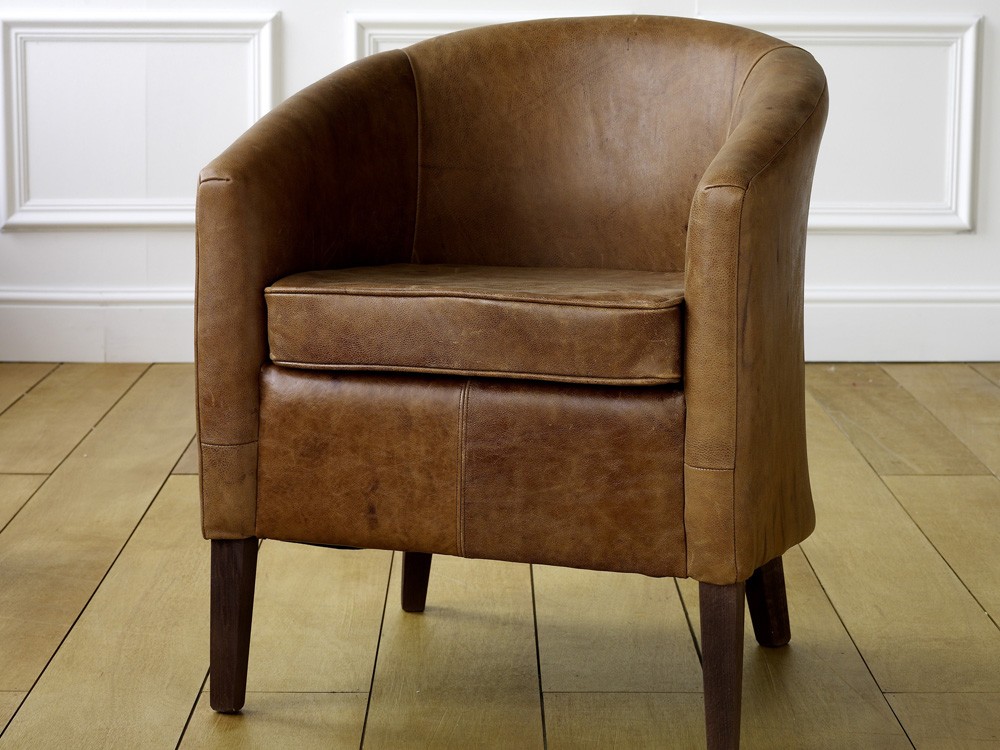 Leather Tub Chair | EST | Leather Armchairs