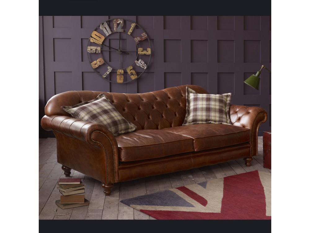 Vintage Brown Leather Sofa Arundel Living Room Sofas