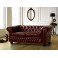 Claridge Leather Chesterfield Sofabed - Click to Zoom