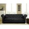 Ludlow Black Chesterfield Sofa - Click to Zoom