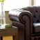 Oxley Classic Leather Chesterfield Sofa Bed - Click to Zoom