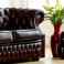 Richmond Leather Chesterfield Sofa - Click to Zoom