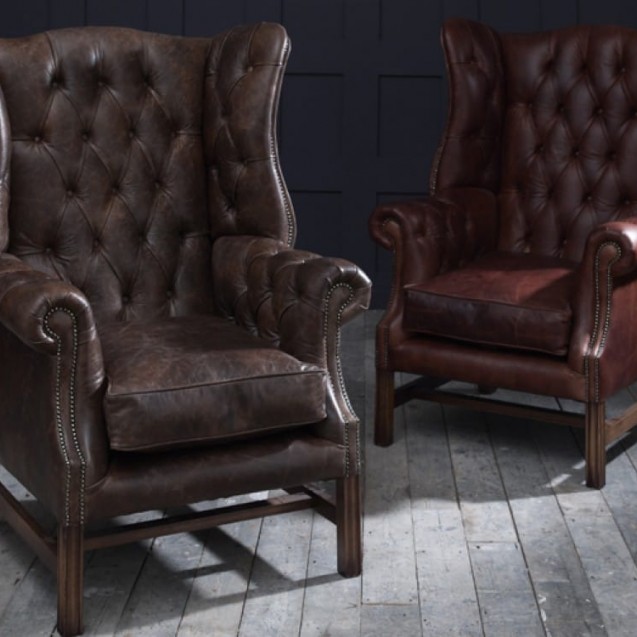 Leather Chesterfield Sofas, Chesterfield Leather Armchair