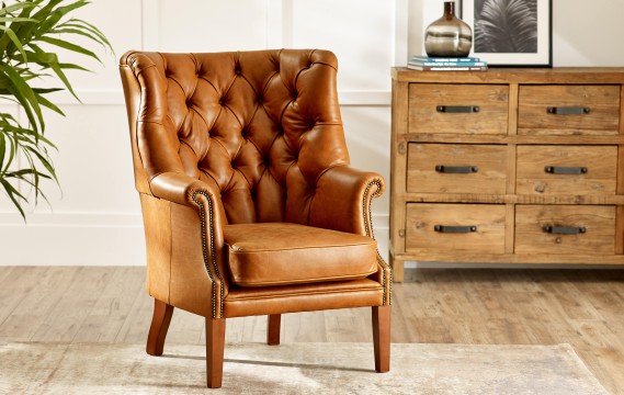 Dunham Curved Armchair