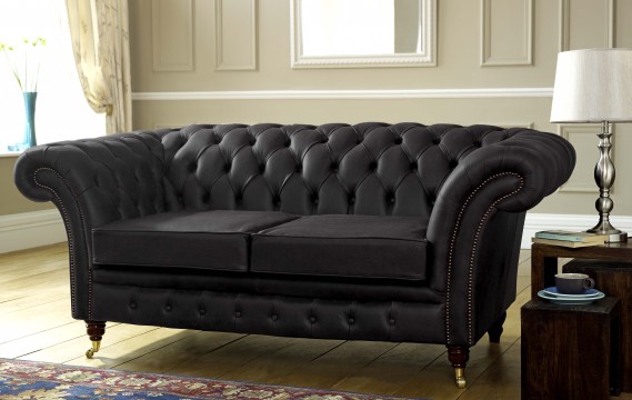 Blenheim Leather Chesterfield Sofa