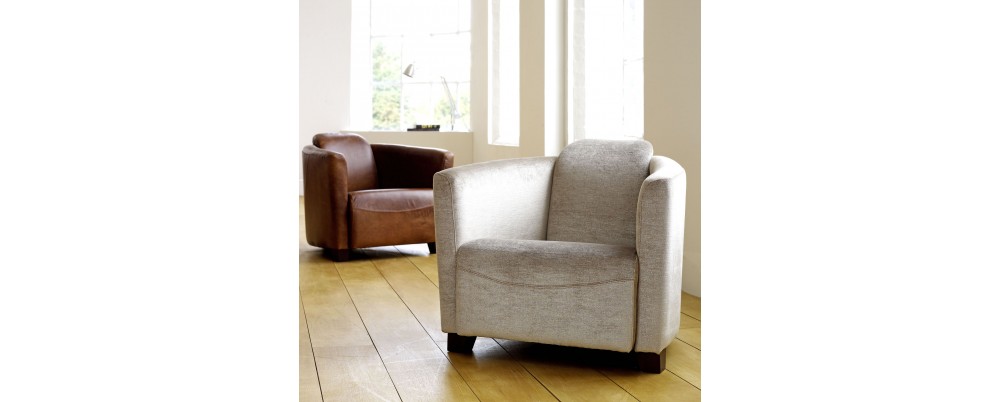 Hudson Fabric Tub Chair