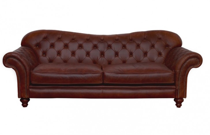 Arundel Vintage Brown Leather Sofa