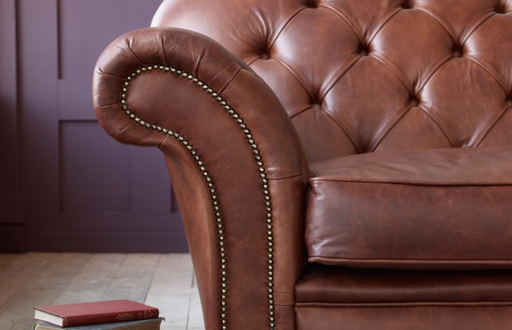 Arundel Vintage Leather Sofa, Crompton Vintage Fabric Sofa
