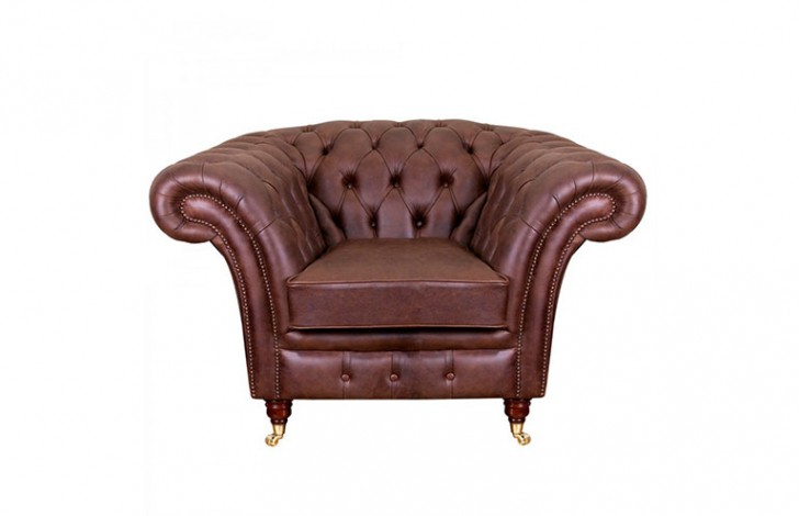 Blenheim Leather Chesterfield Chair