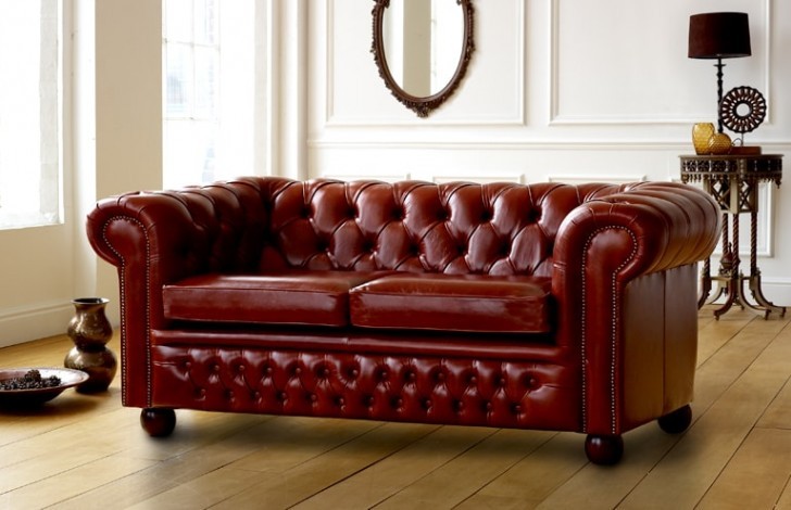 Claridge Luxury Leather Chesterfield Sofa