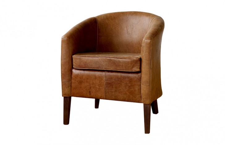 EST Leather Tub Chair
