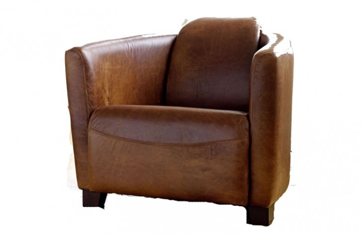The Chesterfield Company Hudson Leather Tub Chair