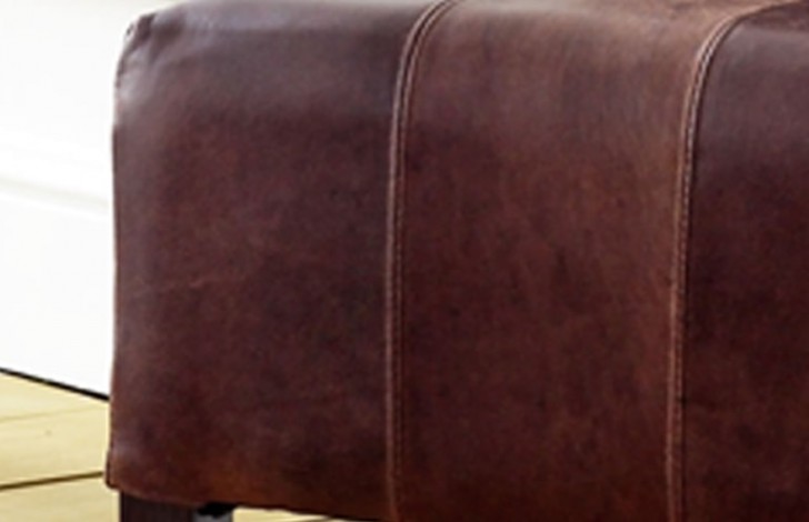 Idaho Deep Tramlined Leather Dining Chairs