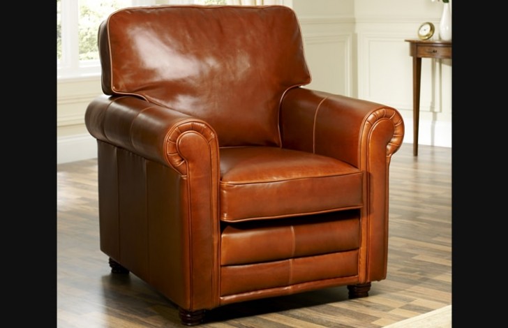 Lancaster English Leather Armchair