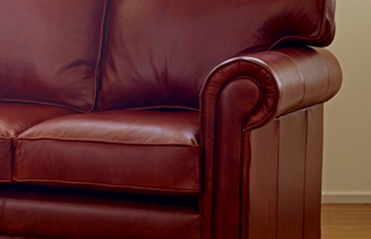 Lancaster English Leather Sofa