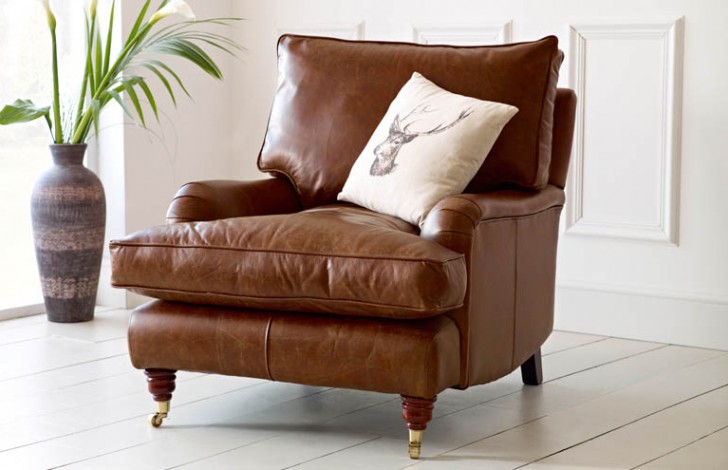 Downton Vintage Leather Sofa