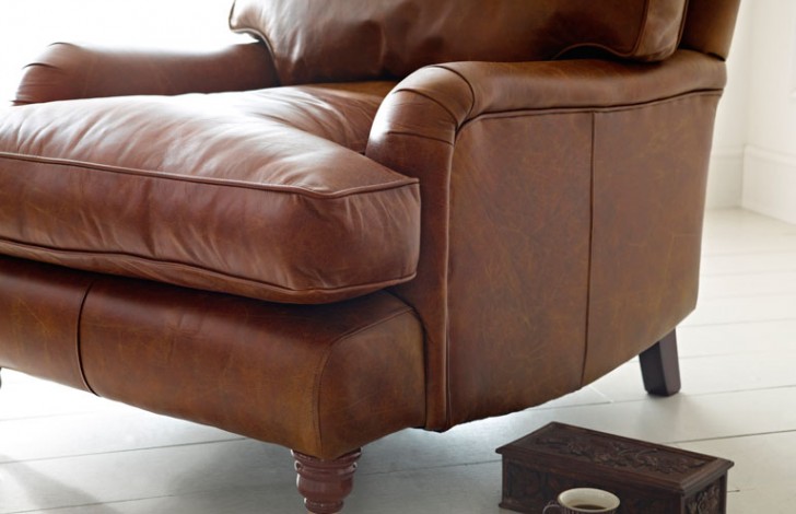 Downton Vintage Leather Sofa