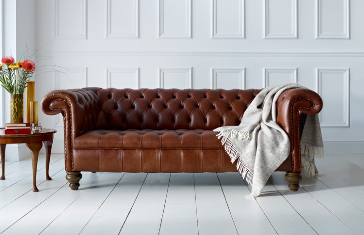 Berwick Vintage Leather Chesterfield