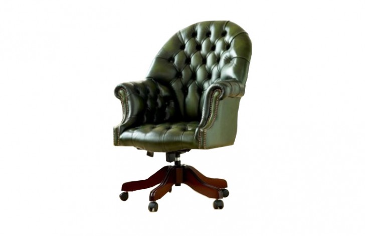 Directors Leather Swivel Chair