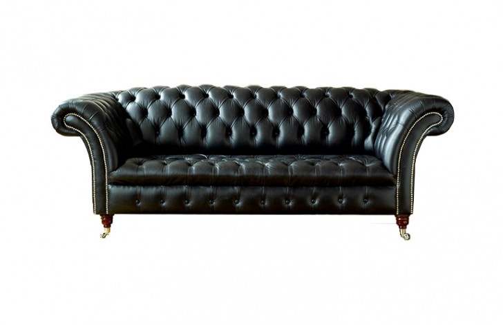 Balston Leather Chesterfield