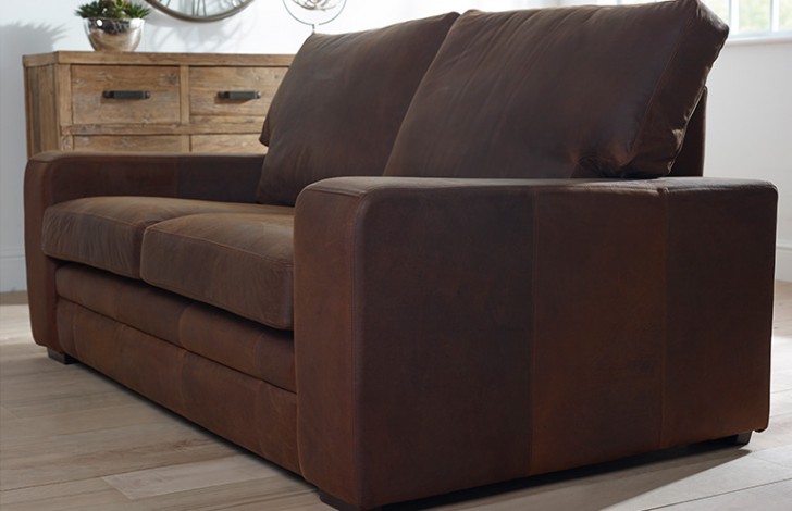 Windsor Nubuck Leather Sofa The Chesterfield Company