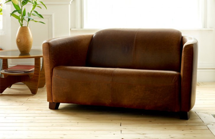 Hudson Leather Tub Chair