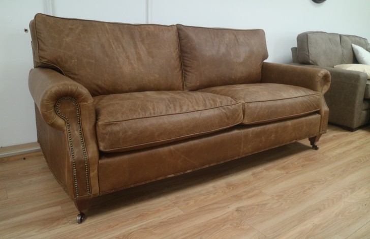 Chesterfield shop sofa cognac