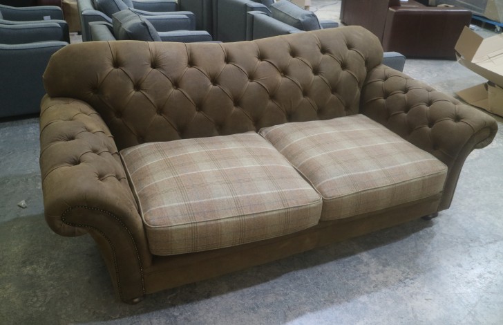 Leather vintage sofa sale deals