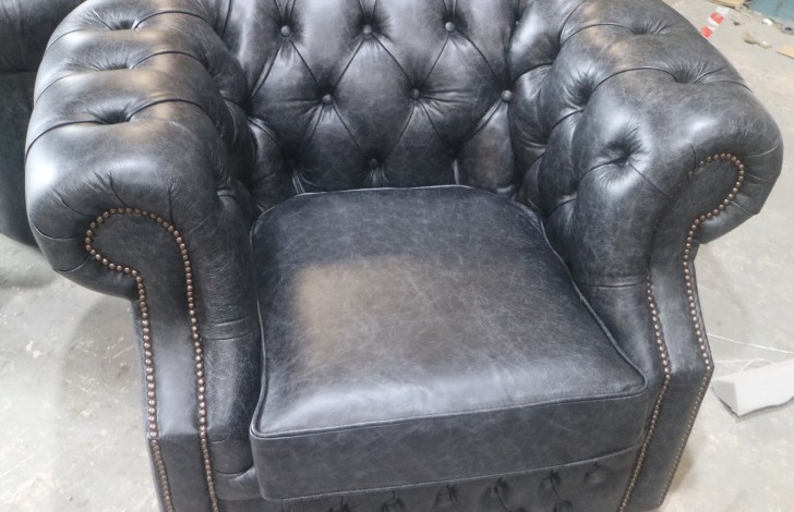 Richmond Chair, 3 Seater, 4 Seater Set - Charcoal