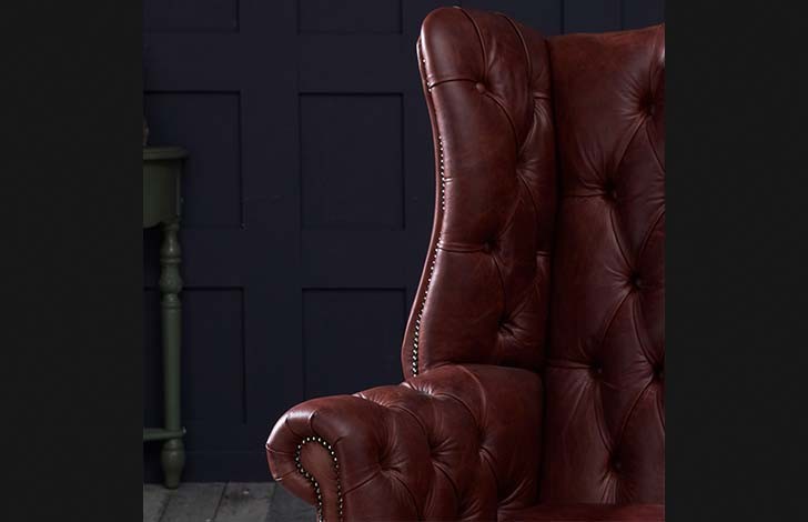 Manchester Vintage Leather Fireside Armchair