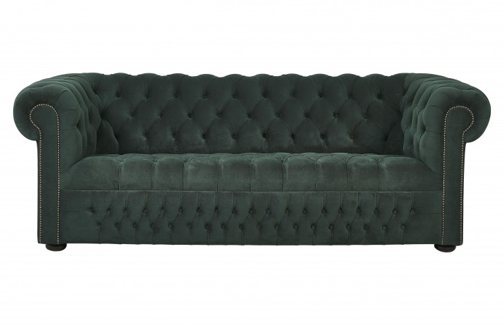 Ludlow Compact Fabric Chesterfield Sofa