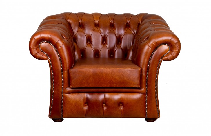 Gladbury Traditional Leather Chair