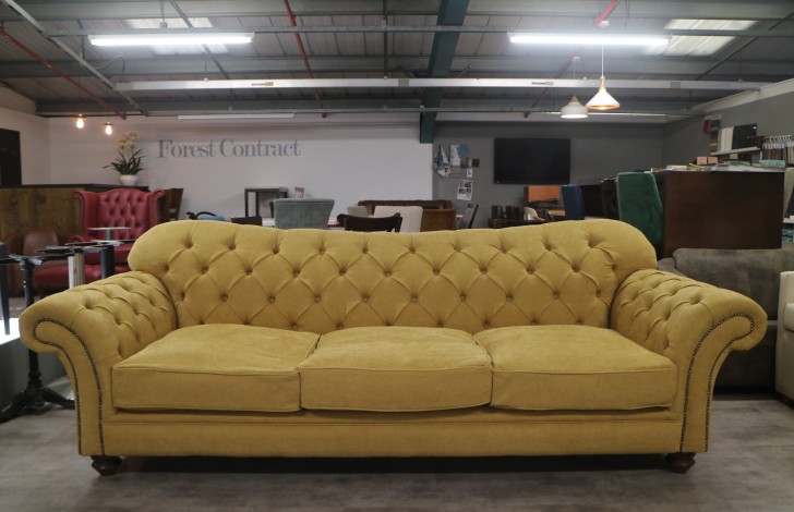 Arundel Sofa - 4 Seater - Fabric Finesse Honey