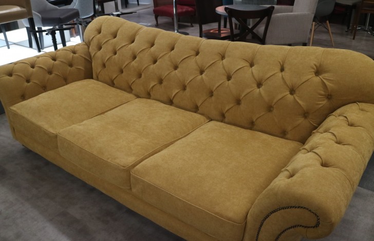 Arundel Sofa - 4 Seater - Fabric Finesse Honey