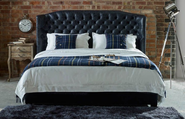 Wordsworth Leather Bed