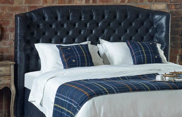 Wordsworth Leather Bed