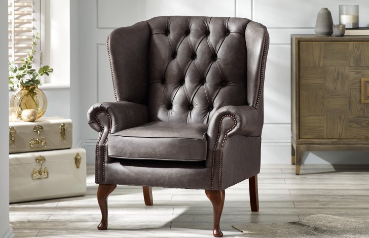 The Regency Flat Wing Chair