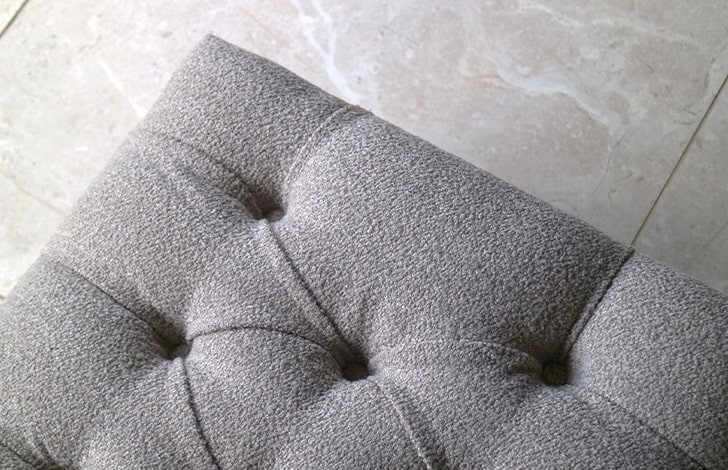 St Edmund Vintage Fabric Footstool