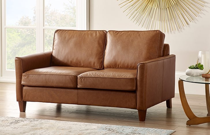 Cromer Small Leather Sofa The