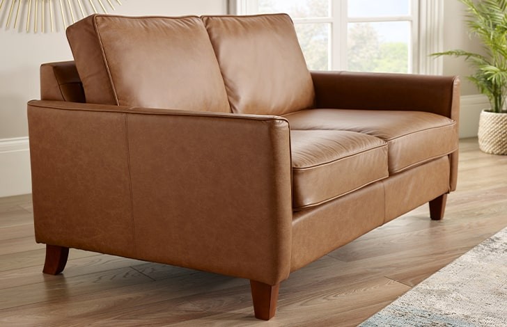 Cromer Small Leather Sofa