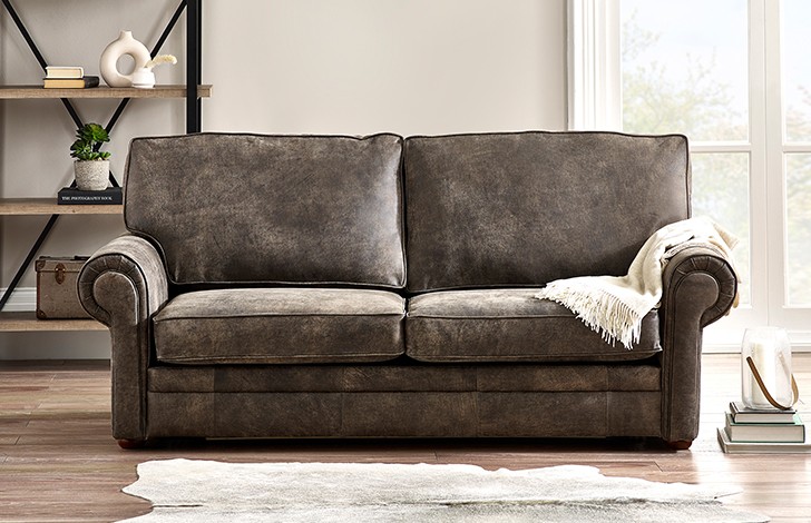 Hamilton Leather Sofa Bed