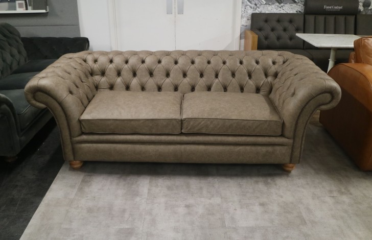 calvert sand leather sofa