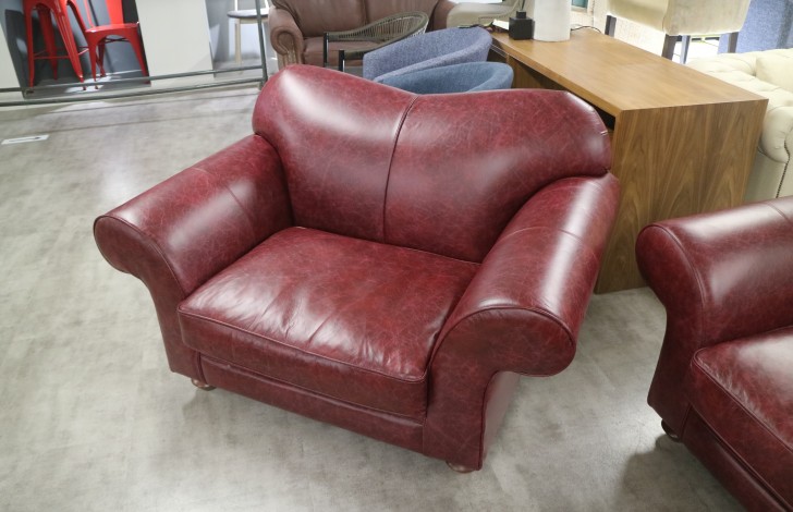 St David - 1.5 Seater - Vintage Auburn