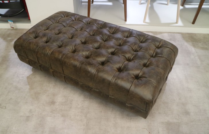 Arundel Vintage Footstool - Vintage Truffle