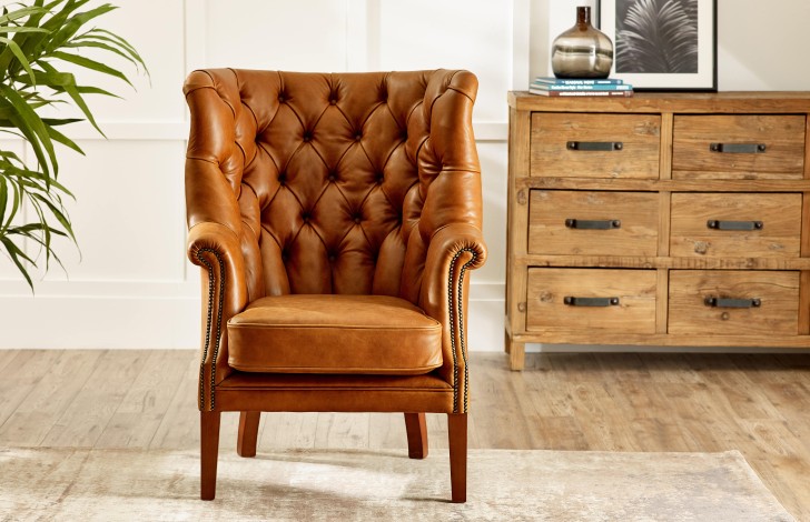 Dunham Curved Armchair