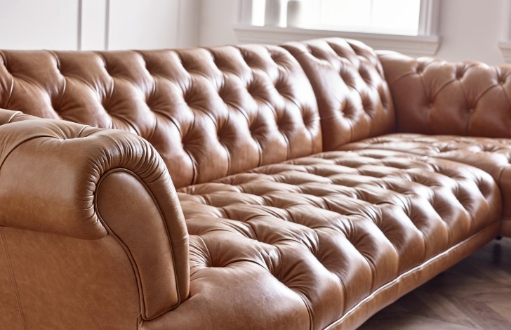 Lyme Chesterfield Chaise Sofa Right Hand Facing